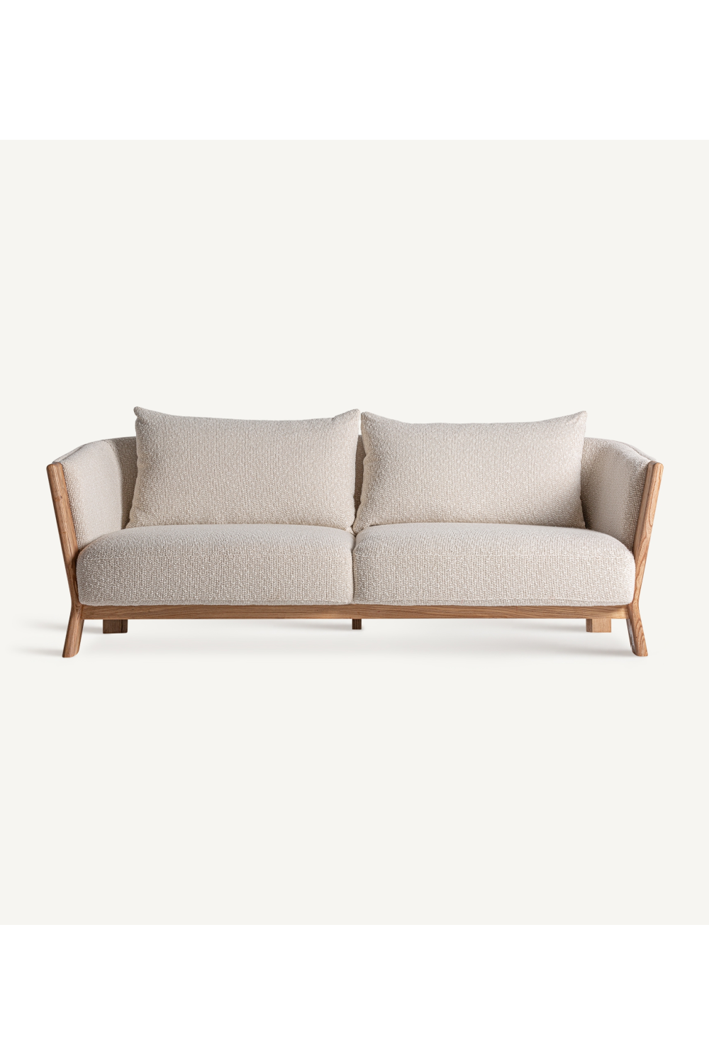   Barrel Oak Wood Sofa | Oroa.com