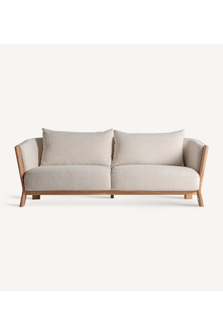   Barrel Oak Wood Sofa | Oroa.com