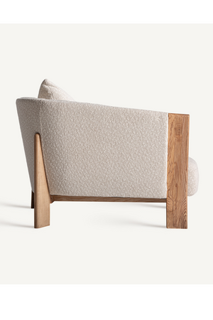   Barrel Oak Wood Sofa | Oroa.com