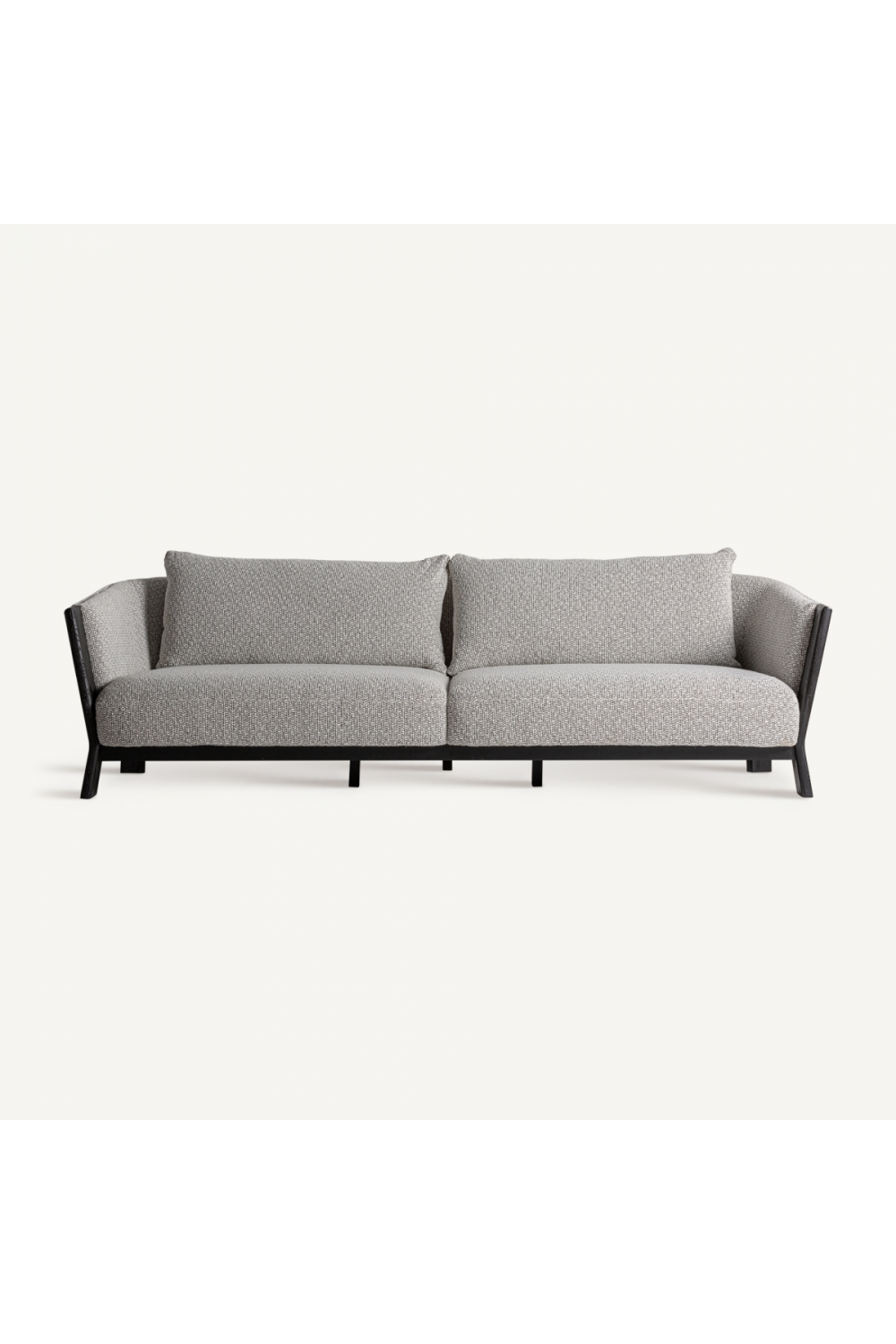   Black Oak Padded Sofa | Oroa.com