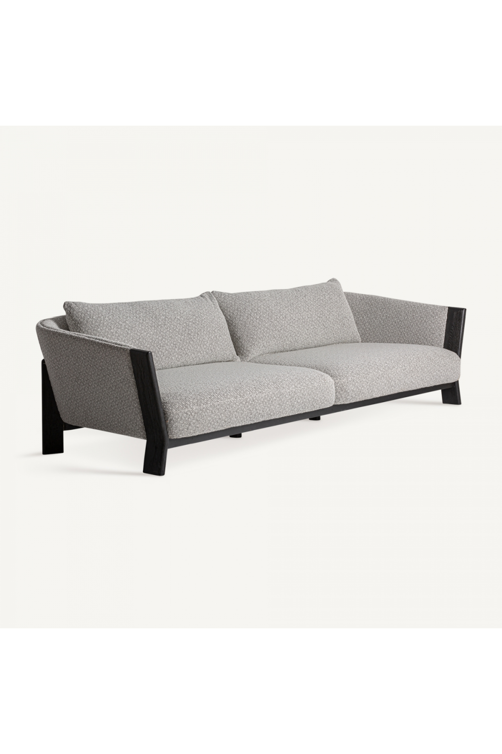   Black Oak Padded Sofa | Oroa.com