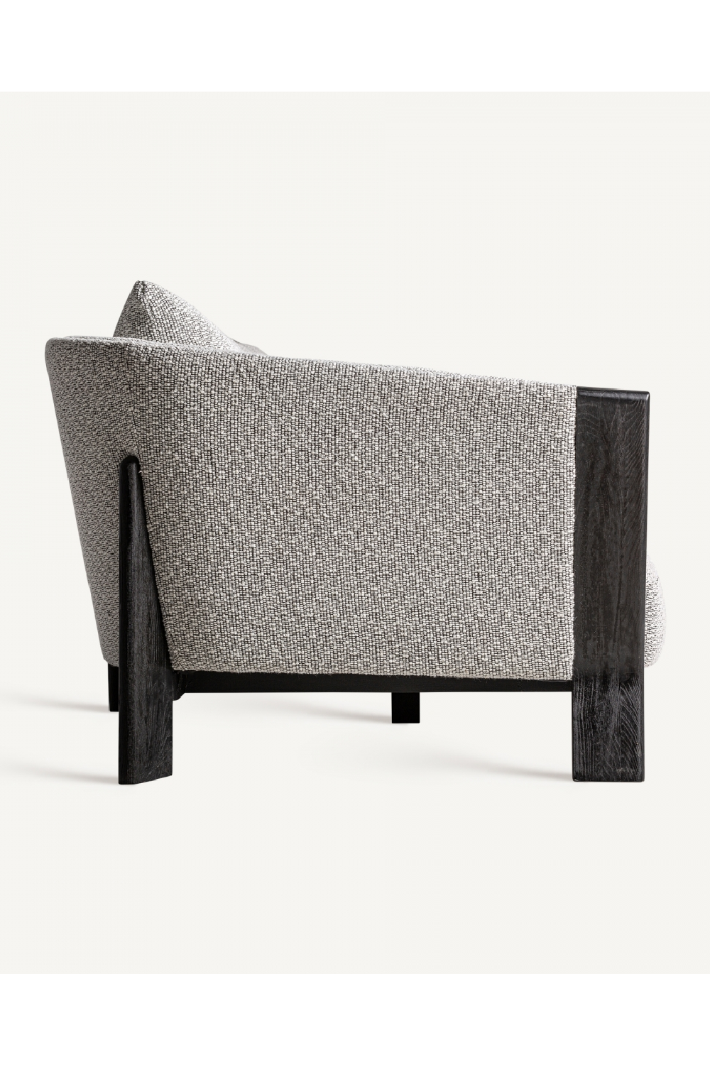   Black Oak Padded Sofa | Oroa.com