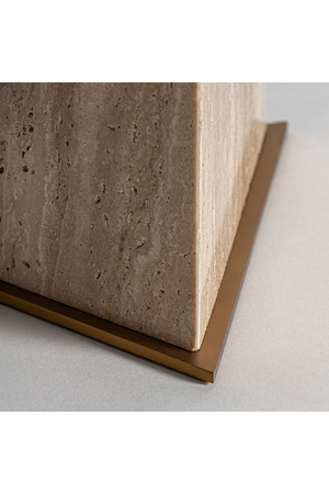   Beige Marble Floor Lamp | Oroa.com