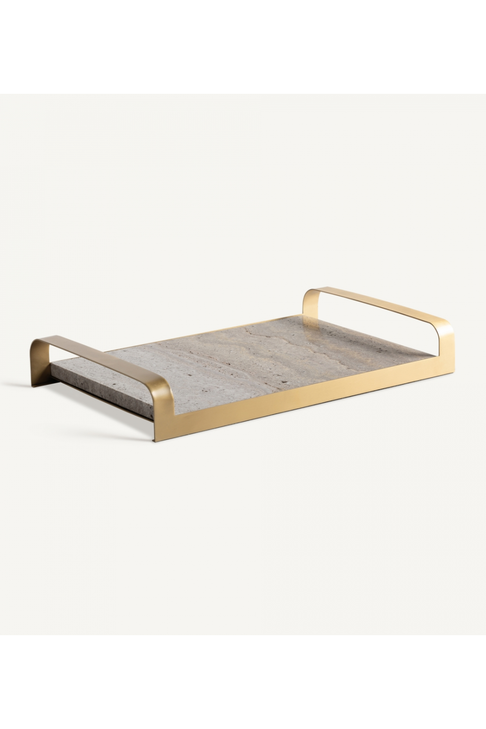   Gold Framed Marble Tray | Oroa.com