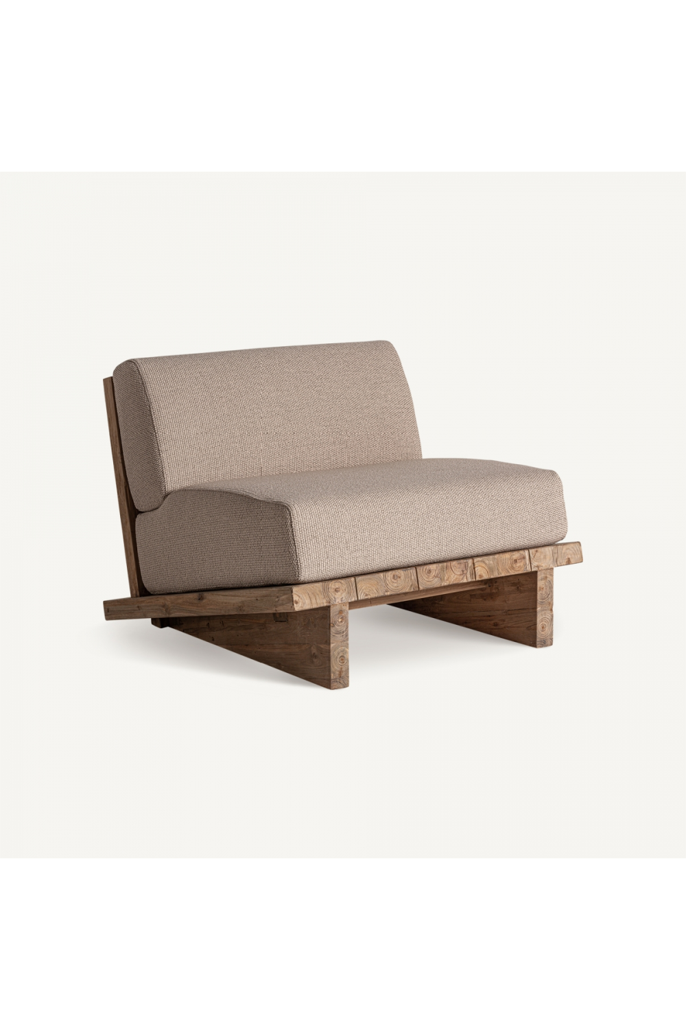   Teak Inclined Accent Chair | Oroa.com
