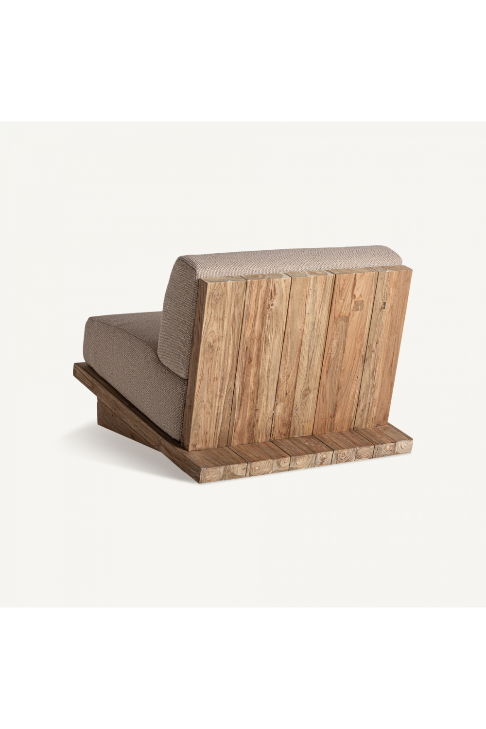   Teak Inclined Accent Chair | Oroa.com
