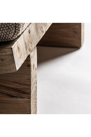   Teak Inclined Accent Chair | Oroa.com