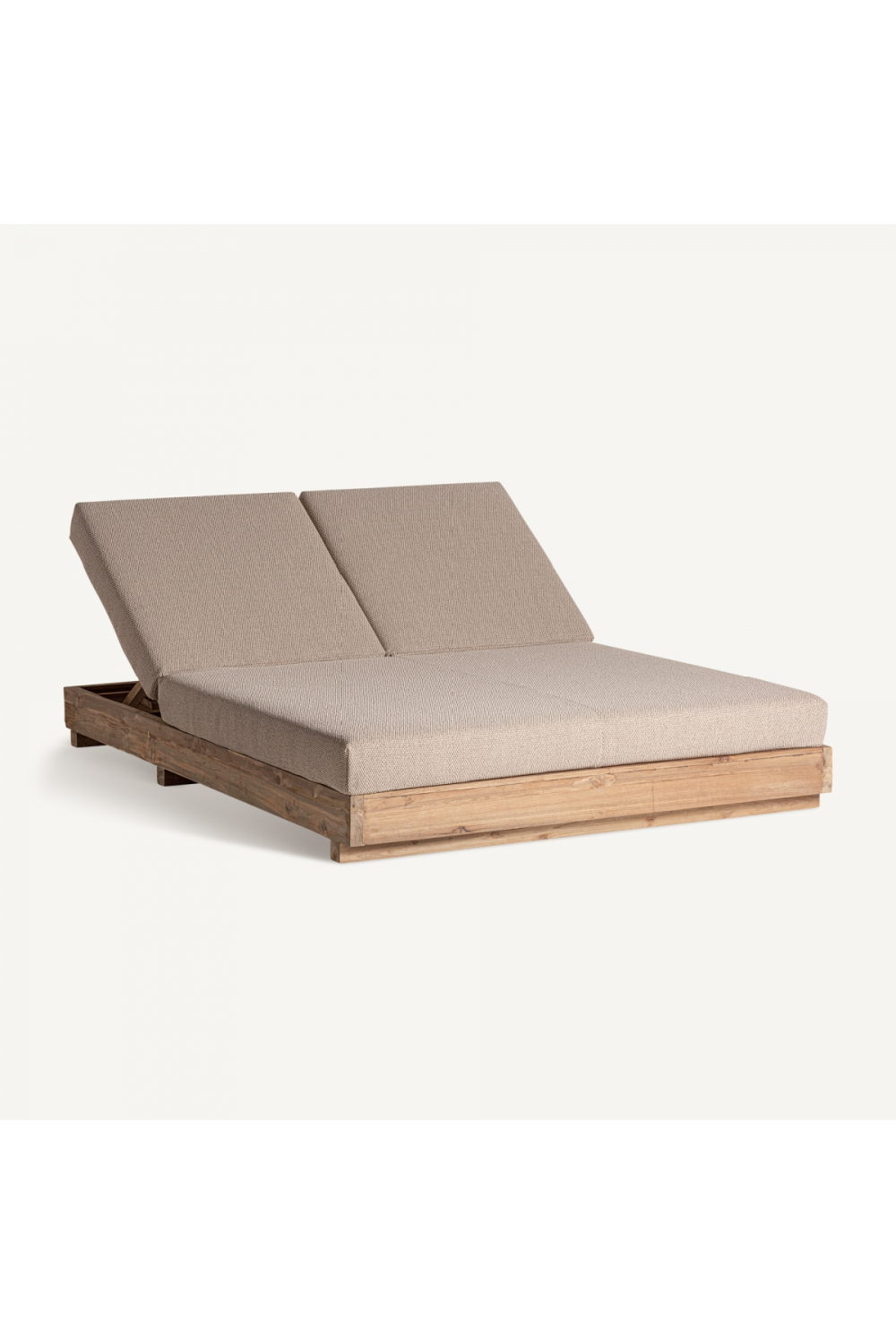   Teak Double Outdoor Chaise | Oroa.com