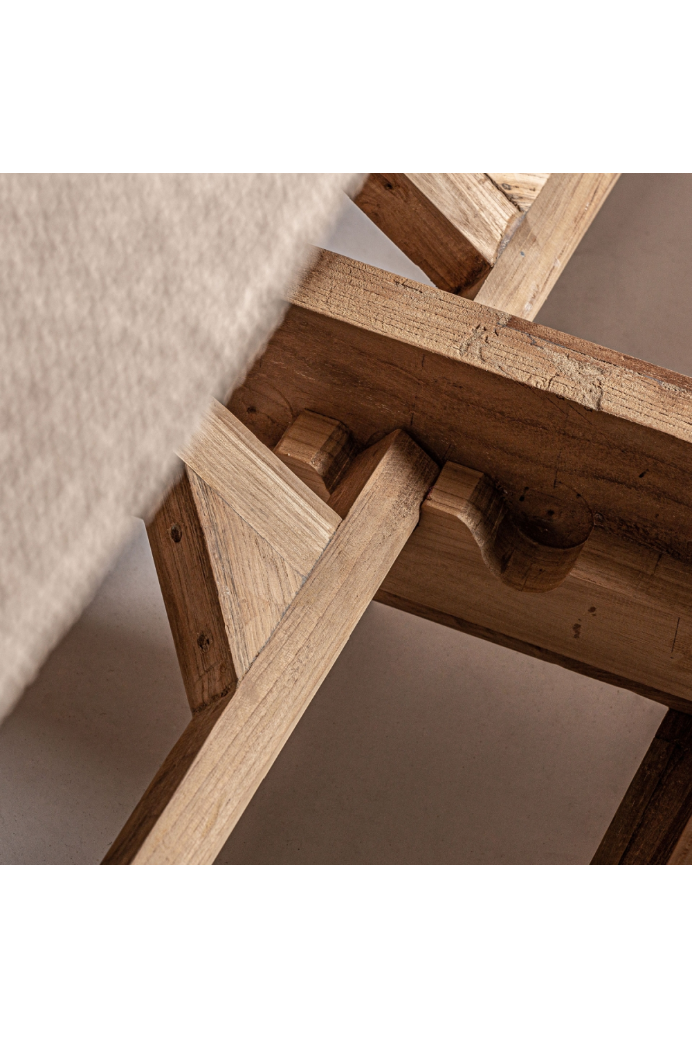   Teak Double Outdoor Chaise | Oroa.com