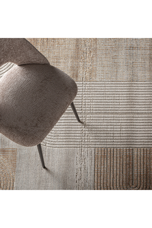   Brown Viscose Patterned Rug 11' x 8' | Oroa.com