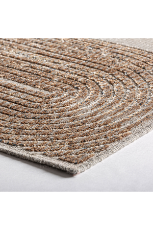   Brown Viscose Patterned Rug 11' x 8' | Oroa.com