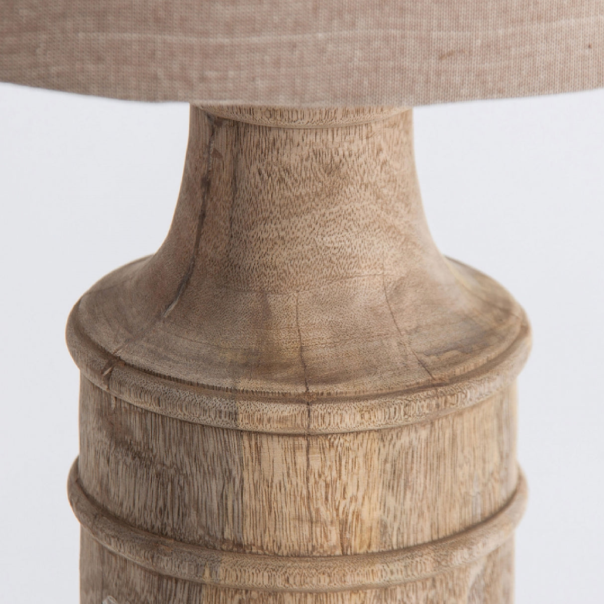   Brown Cotton Table Lamp | Oroa.com