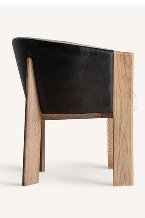  Leather Back Curve Dining Chair | Oroa.com