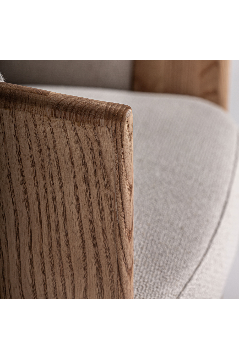   Leather Back Curve Dining Chair | Oroa.com