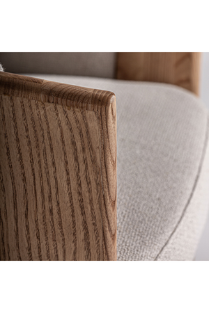   Leather Back Curve Dining Chair | Oroa.com