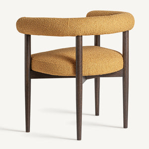   Ash Framed Curve Accent Chair | Oroa.com