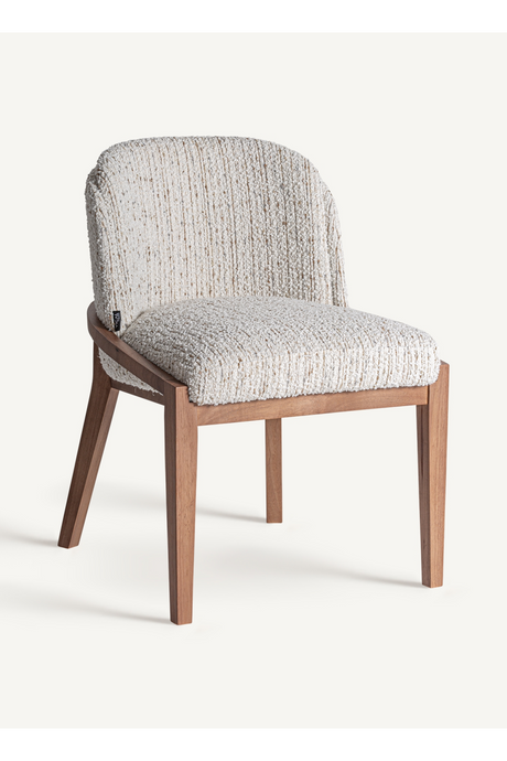   White Padded Dining Chair | Oroa.com