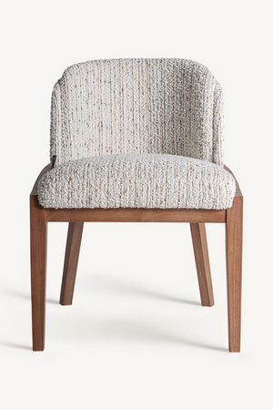   White Padded Dining Chair | Oroa.com