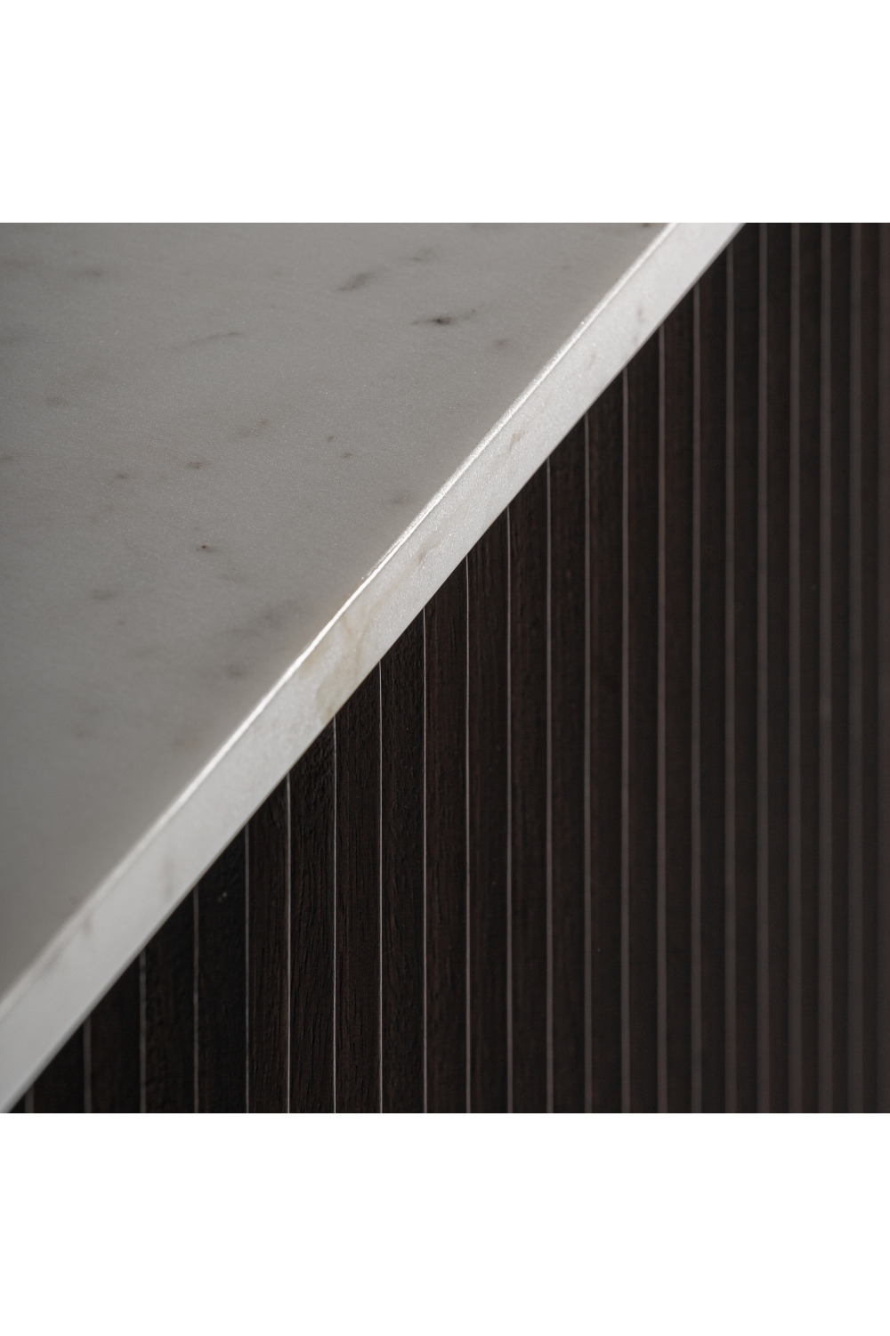   Ridged Mango Wood Media Unit | Oroa.com