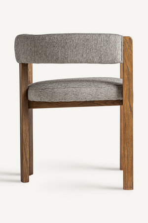   Gray Padded Accent Chair | Oroa.com
