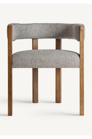   Gray Padded Accent Chair | Oroa.com