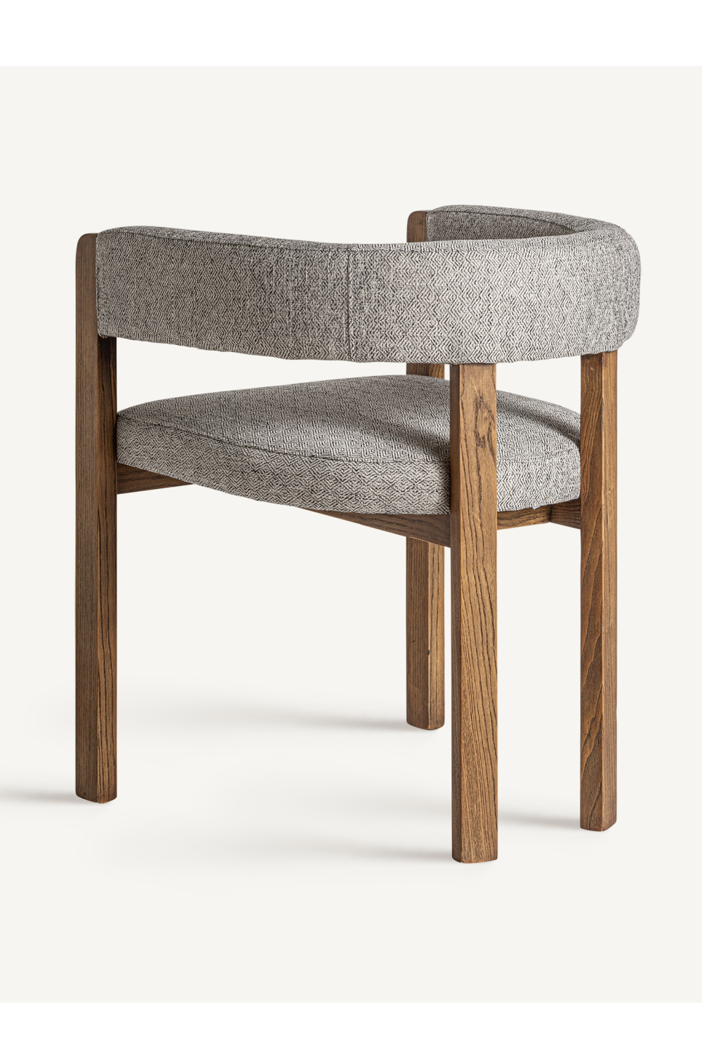   Gray Padded Accent Chair | Oroa.com
