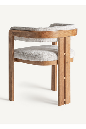   Beige Padded Accent Chair | Oroa.com