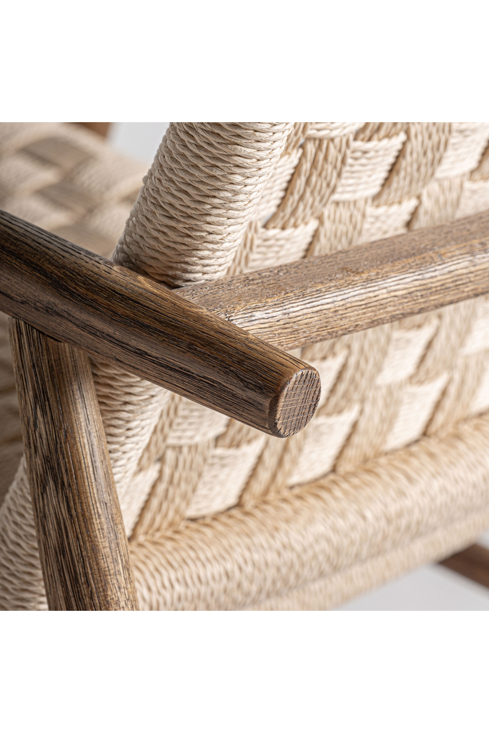  Woven Rope Boho Accent Chair | Oroa.com