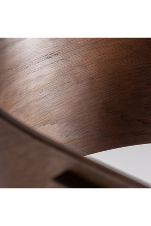   Oak V-Leg Accent Chair | Oroa.com
