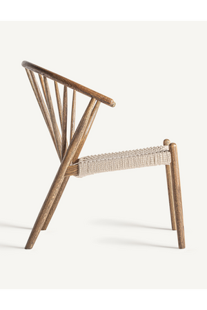   Boho Woven Rope Armchair | Oroa.com