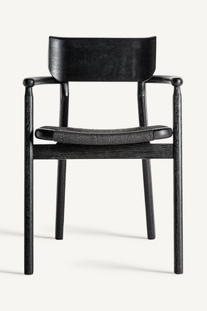   Black Oak Accent Chair | Oroa.com