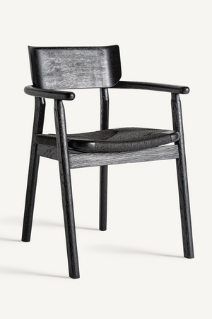   Black Oak Accent Chair | Oroa.com