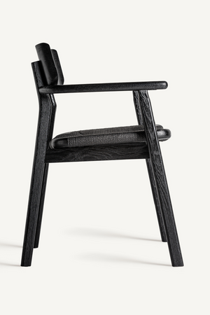   Black Oak Accent Chair | Oroa.com