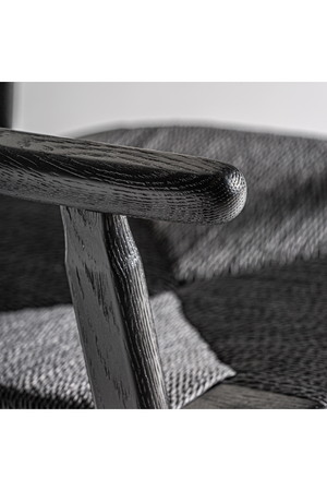   Black Oak Accent Chair | Oroa.com