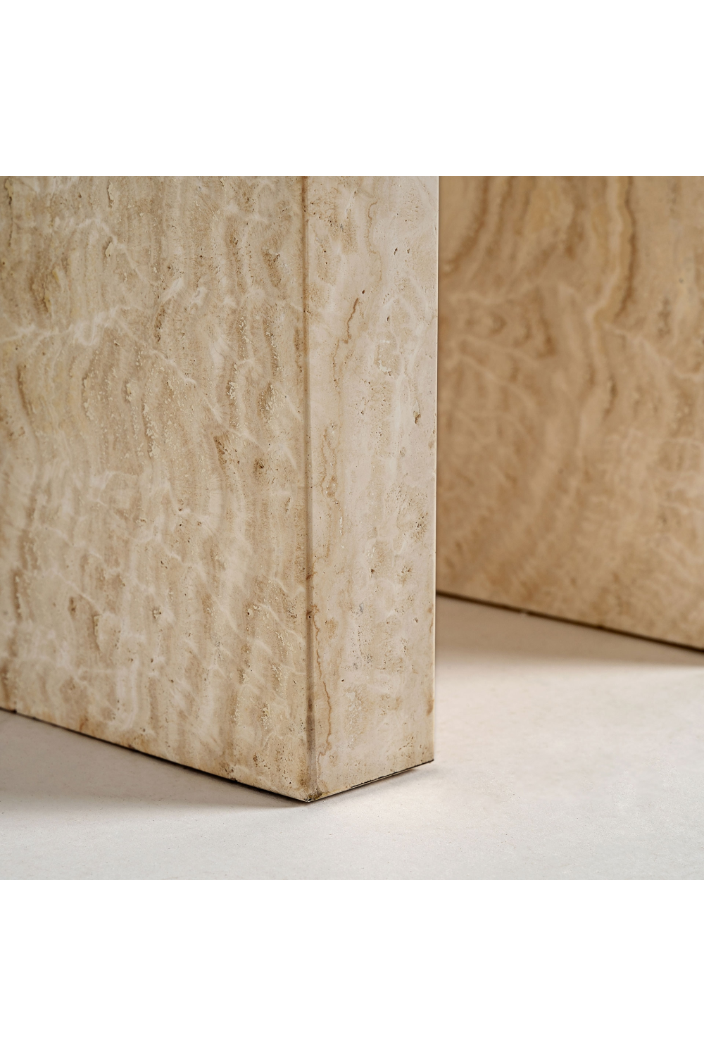   Travertine Arc Console Table | Oroa.com