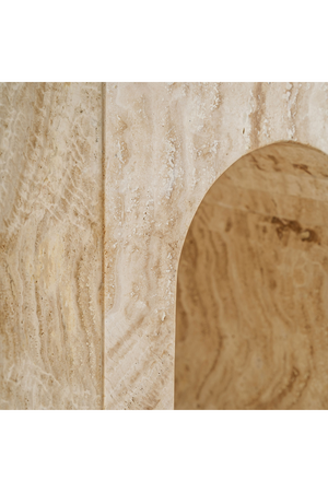   Travertine Arc Console Table | Oroa.com