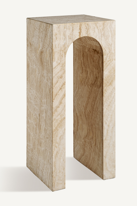   Travertine Arc Console Table | Oroa.com