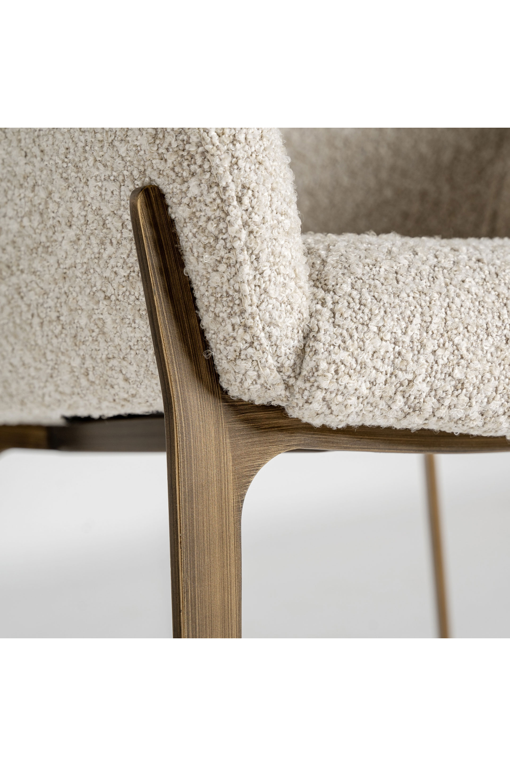   Beige Art Deco Accent Chair | Oroa.com