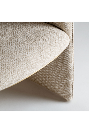   Beige Upholstered Armchair | Oroa.com