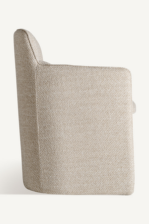   Beige Upholstered Armchair | Oroa.com