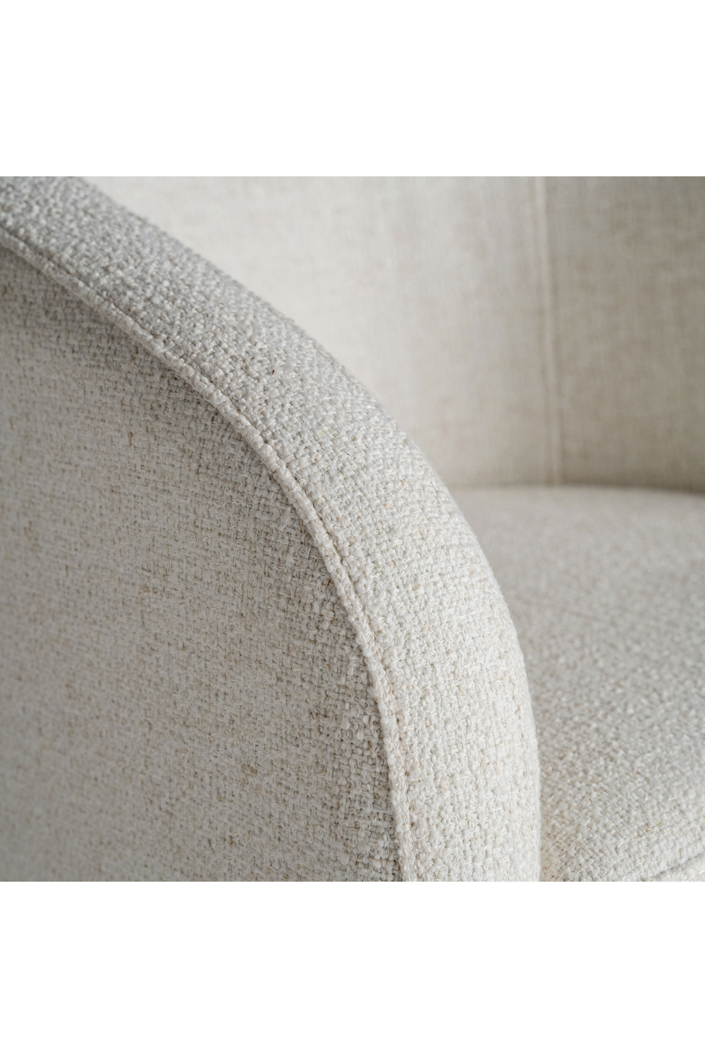   White Art Deco 2-Seater Armchair | Oroa.com
