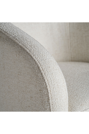   White Art Deco 2-Seater Armchair | Oroa.com
