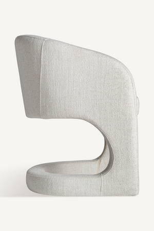   White Art Deco 2-Seater Armchair | Oroa.com