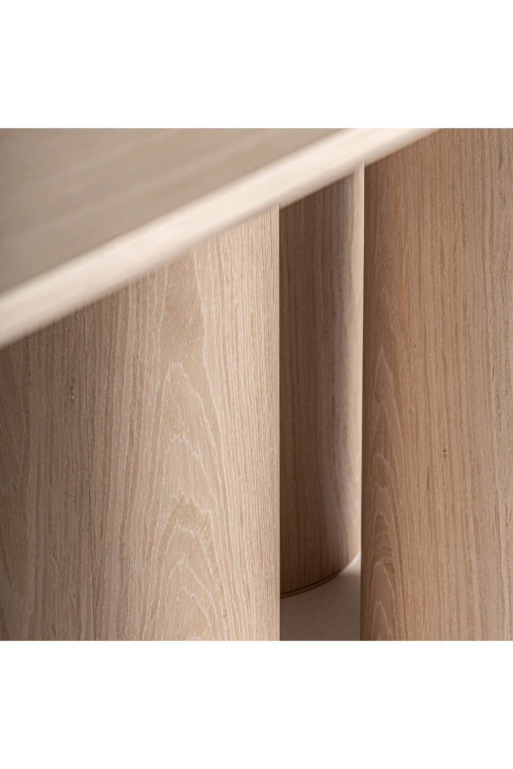   Beige Oak Rectangular Dining Table | Oroa.com
