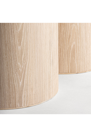   Cream Oak Round Dining Table | Oroa.com