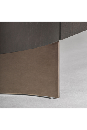   Brown Oak Art Deco Sideboard | Oroa.com