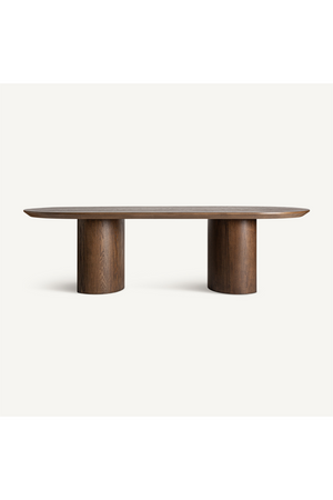   Brown Oak Dining Table | Oroa.com