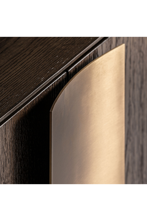   Brown Oak 2-Door Media Unit | Oroa.com