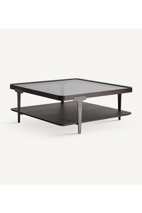   Black Ash Square Coffee Table | Oroa.com