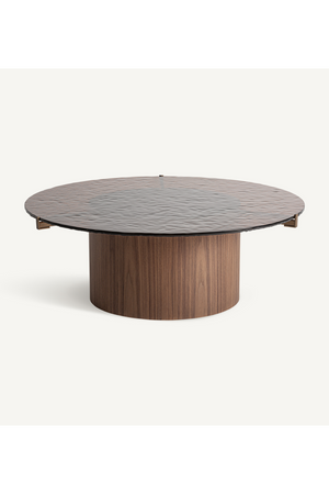  Brown Glass Coffee Table | Oroa.com